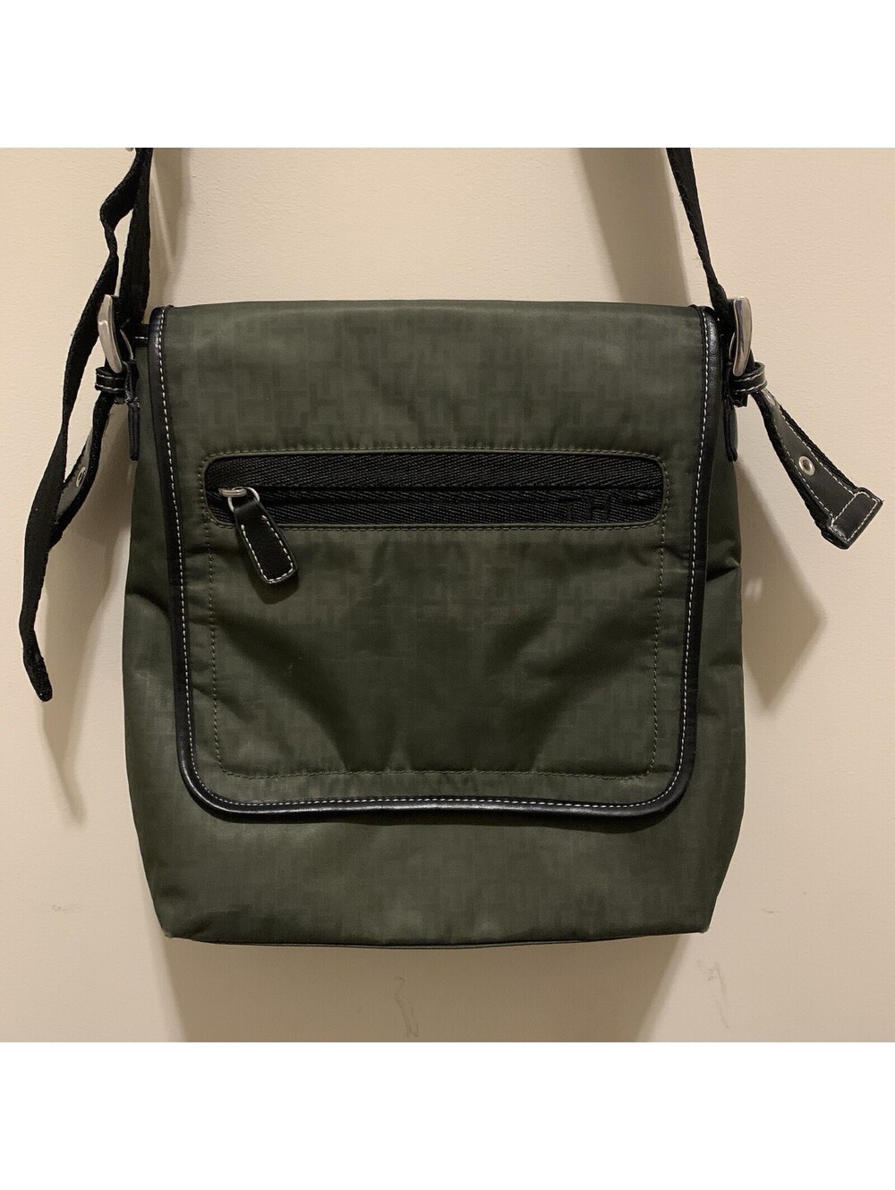 Tommy Hilfiger - Messenger Bag - Crossbody - Purse - Handbag - Green And Black
